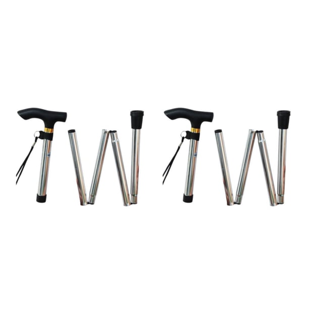 Qarigey Muletas Senderismo Trekking Muletas plegables ajustables Bastones para caminar Bastón de escalada a prueba de golpes Bastones para Type5 NO5