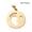 Baby Footprint, variant on 10pcs Golden Stainless Steel Pendants Charms Multi-Shape for Necklace Keychain-Hamsa Hand