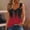 Red(New), variant on PNTUTB Summer Women's Fashion Color Blocked Casual Comfortable Round Neck Sleeveless Tops