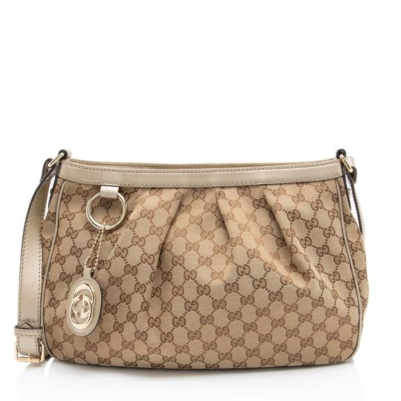 Pre-Owned Gucci GG Canvas Sukey Messenger