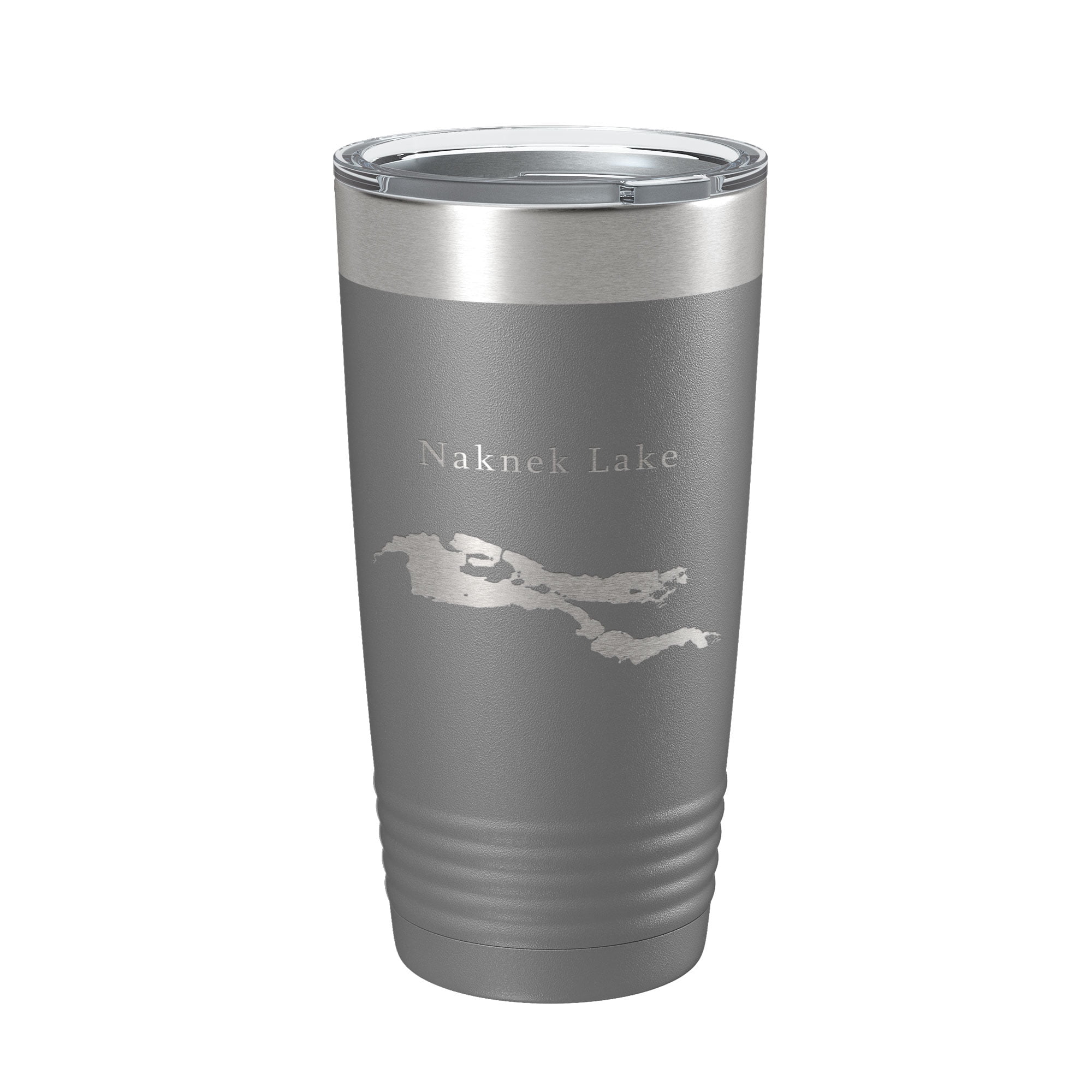 Naknek Lake Map Tumbler Travel Mug Insulated Laser Engraved Coffee Cup