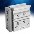 thumbnail image 3 of MGPM20X30 3 Rod Double Action Air Cylinder Aluminum Alloy Pneumatic Cylinder 20mm Bore, 3 of 4