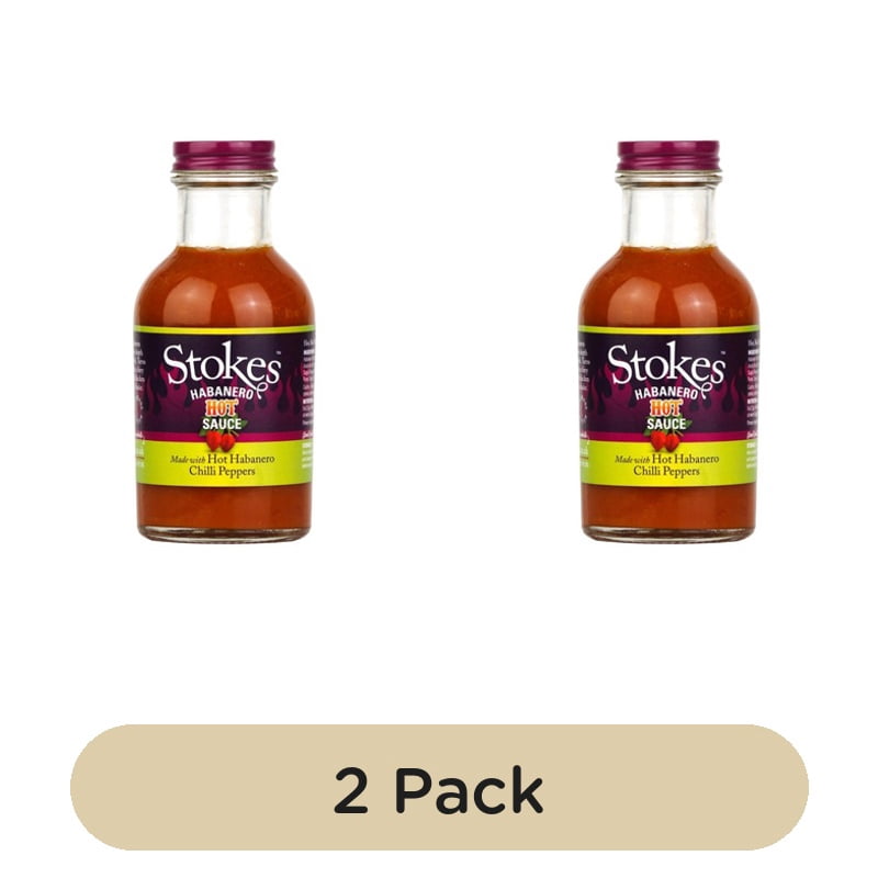 Stokes Habanero Hot Sauce 285g, British Import (Pack of 2)