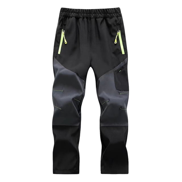 Pantalons de Neige pour Garçons et Filles, Coupe-Vent, Imperméables, Épais, Chauds, pour Randonnée et Ski en Extérieur
