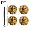 thumbnail image 2 of Battery Operated Analog Wall Clocks Non-Ticking Silent Modern Clock Decorative for Home,Office-Cute Ginger Kitten In The Midst Of Yellow Flowers(12inch), 2 of 4