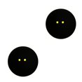 thumbnail image 3 of Wosthever Pelota de Squash de alto rendimiento de 2 piezas para entrenamiento profesional estable, duradera y resistente Deportes y aire libre, 3 of 6