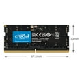 thumbnail image 2 of RAM 16 Go DDR5 4800MHz 5600MHz Mémoire pour Ordinateur Portable 5600MHz 16GBX2P, 2 of 5