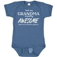thumbnail image 3 of Inktastic Yeah My Grandma is Pretty Awesome Boys or Girls Baby Bodysuit, 3 of 5