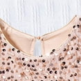 thumbnail image 5 of Toddler Girls Sequin Dress A-Line Sparkly Sleeveless Wedding Gown Party Dresses for Girls Kids Summer Clothes, 5 of 6