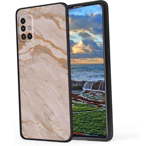 Compatible with Samsung Galaxy A71 4G Phone Case, Marble-142 Case Men Women, Flexible Silicone Shockproof Case for Samsung Galaxy A71 4G