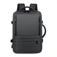 thumbnail image 3 of 1pc Fashion Casual Backpack, Commuter Business Laptop Notebook Bag With Large Capacity, Casual Student Commuter Double Shoulder Bag For School Office, Business Casual Briefcase, 3 of 5