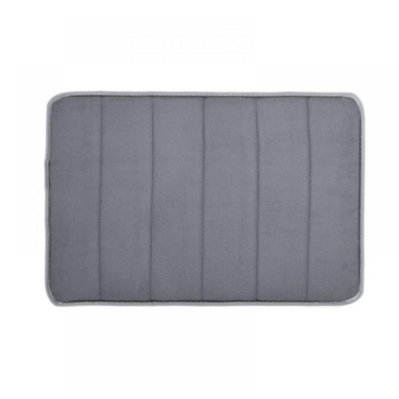 Coral Fleece Bathroom Non-slip Rug Absorbent Carpet Floor Mat Home Decor, 31.5 x 19.6 inch
