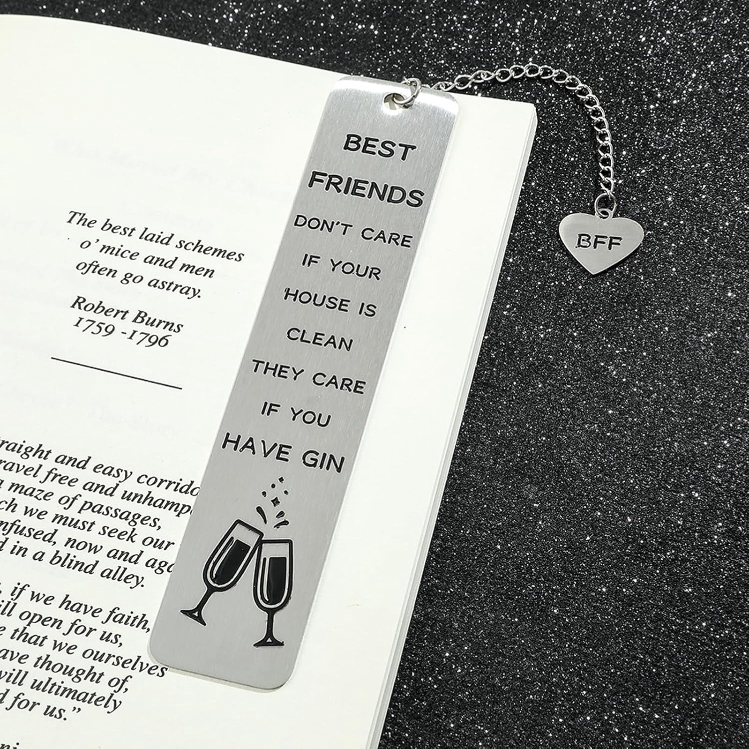 Bookmark Gifts for Best Friend Friendship Gift for Women Christmas Stocking Stuffers Friends Sentimental Gifts for Best Friend Birthday Graduation Gifts for Women Female Friend Gift Ideas