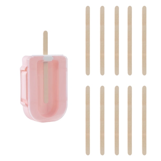 Yuarrent Moldes de helado con tapa DIY plástico verano congelación glaseado comida molde apilable a prueba de polvo lavable refrigerador fabricante Type3 NO3 Yuarrent HA061175-01