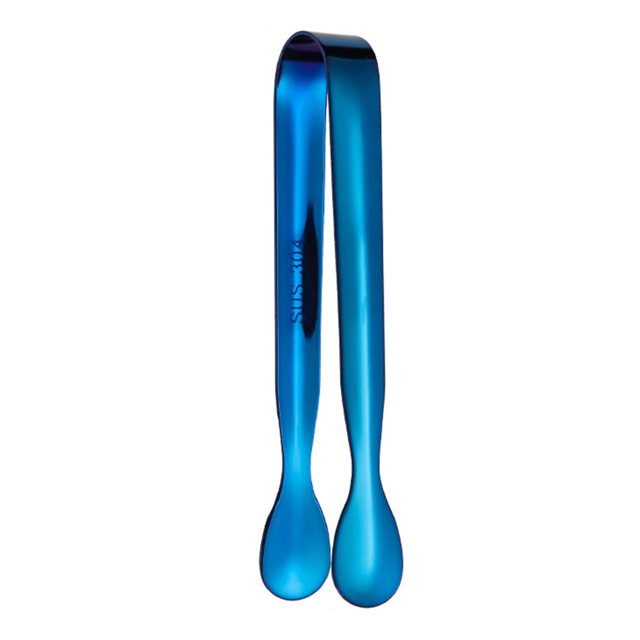Pinzas para hielo de acero inoxidable galvanizado, pinzas para hielo duraderas y resistentes a la corrosión para bar, cocina y cubos de azúcar.