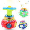 thumbnail image 1 of Bagged round Luminous Toy Light Music Rotating Gyro Random Color One Pack Gong Bohan LED, 1 of 1
