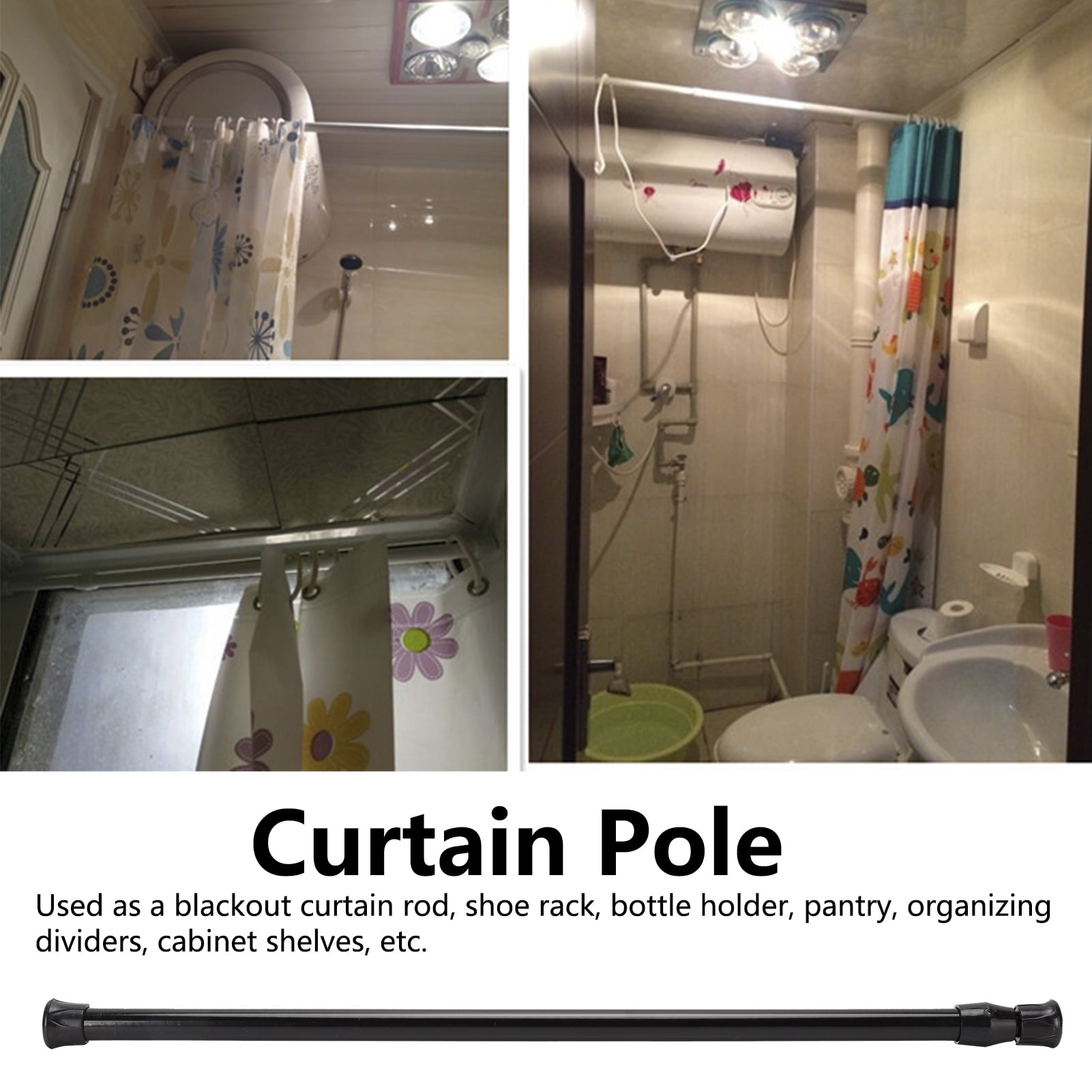 Curtain rod shoe rack hotsell
