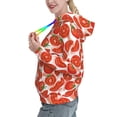 thumbnail image 2 of Disketp Tomatoes Womens Casual Hoodies Crew Neck Long Sleeve Sweatshirts Pullover Tops-Large, 2 of 7