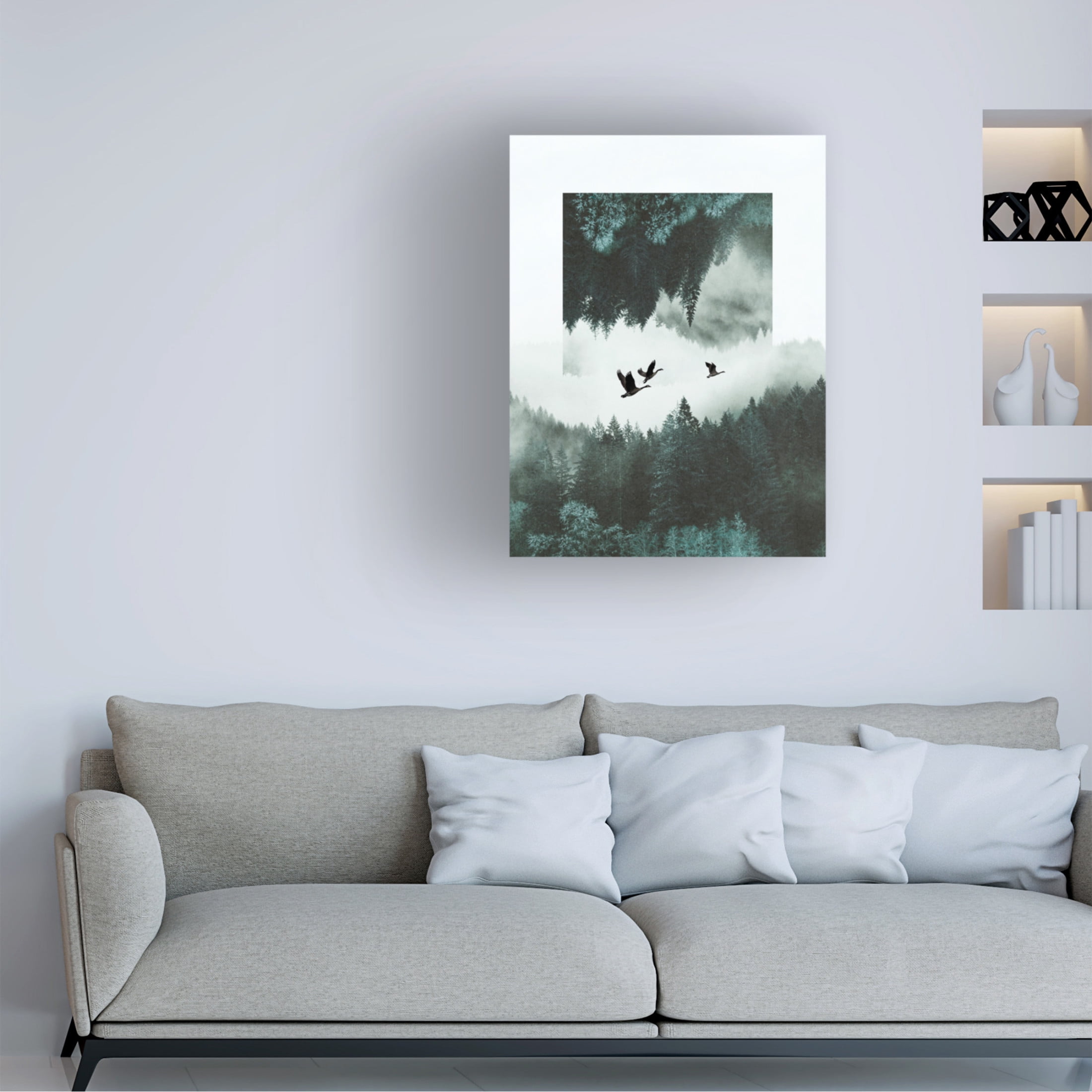 Trademark Fine Art Grace Popp  Misty Skein II Canvas Wall Art