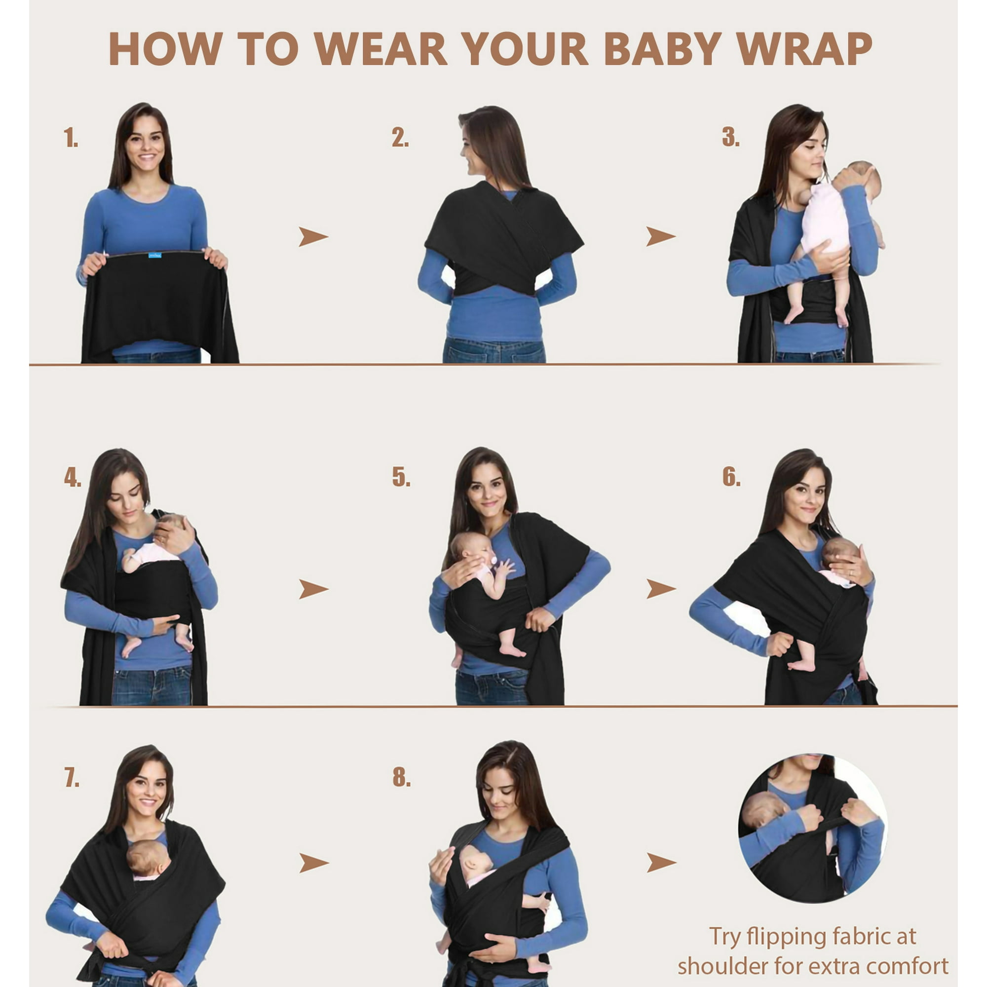 Moby Wrap Kangaroo Hold