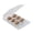 Coffee, variant on M Buder 3 Pairs Cosmetology Mannequin Head Eyelids for Eyelash Extension Practice and Grafting Training, 4.72 inches / 12 cm, Skin Color