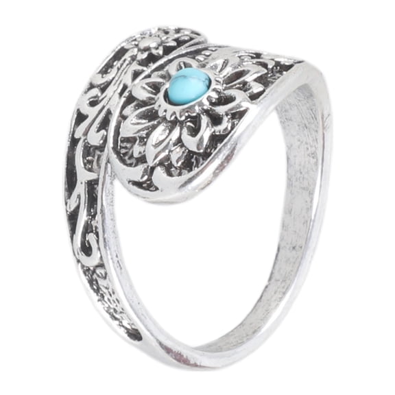 lixuesong Adjustable Moonstone Rings Elegant Design With Openable Shank For Daily Wear And Special Occasions Alloy Jewelry