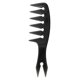 thumbnail image 1 of Peine de dientes anchos para hombres y mujeres, peine de peluquería antienredos, color negro., 1 of 5