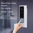 thumbnail image 3 of Timbre de puerta inalámbrico con video remoto inteligente, intercomunicador visual inteligente, visión nocturna HD, timbre de seguridad WiFi, adecuado para el hogar, apartamento, 3 of 5