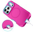 thumbnail image 5 of Petocase Magnetic For iPhone 17 Pro Case,Compatible with Mag-safe Anti-Drop Heavy Duty Shockproof Rugged Protecive Phone Cover,Rose Red/Green, 5 of 7
