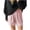 Pink, variant on Women Silk Lace Shorts Satin Elastic Waist Lace Trim Shorts Silk Patchwork Lounge Pettipants Slip Bottoms Sky Blue M(M)
