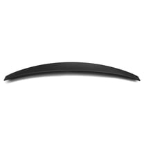 Ikon Motorsports Rear Trunk Boot Spoiler Wing Lip For 2006-2013 Lexus 2nd Gen IS250/IS350/IS F Sedan 4-Door C Style Unpainted Black ABS 76085-53040