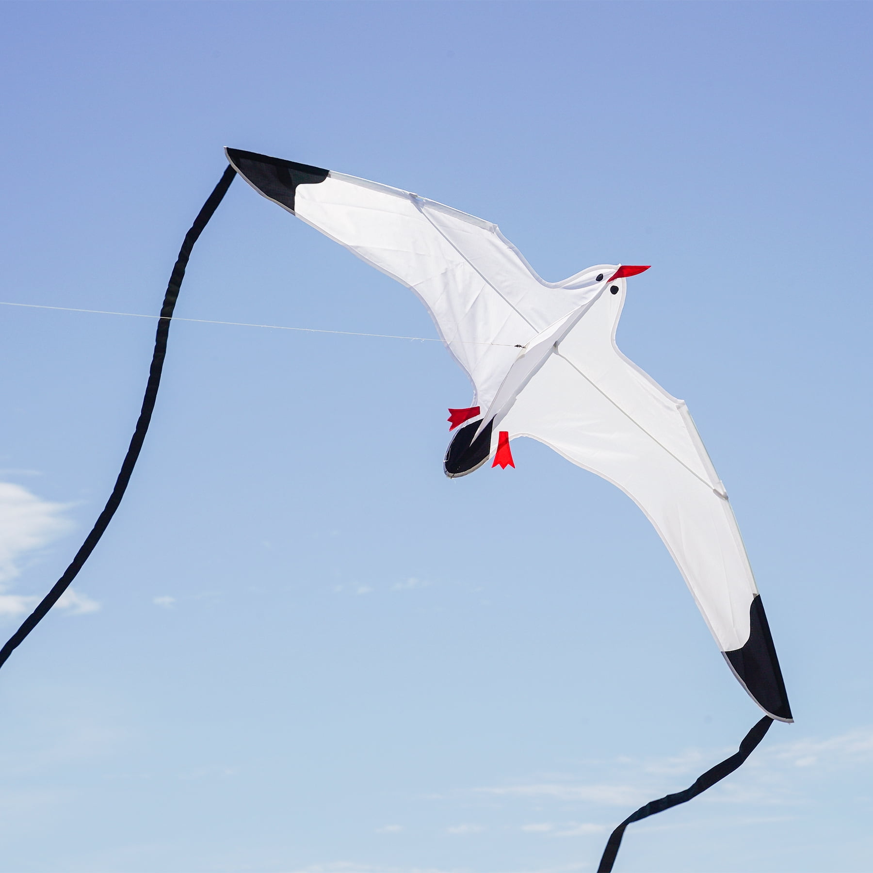 In the Breeze 3140 — Seagull Kite — Fun, Easy Flying Single-Line Kite for All Ages — Sea Life Kite