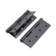thumbnail image 3 of Bisagras de rodamiento de bolas de color negro mate de 3 pulgadas (75 mm), bisagra de puerta de acero para puertas de madera (2 pares), 3 of 4