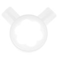 thumbnail image 4 of PENIKOKO White Plastic Flower-Shaped Ice Cream Dispenser Nozzle, 1 Pack - Commercial Machine Accessory for Soft Serve, 4 of 8