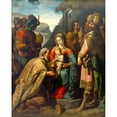 thumbnail image 3 of José Juárez 20x24 Black Modern Framed Museum Art Print Titled - The Adoration of the Kings (1655), 3 of 5