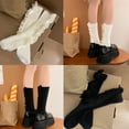 thumbnail image 4 of Women LolitasSocks Sweet Boot Socks Ruffle Frilly Ankle Dress Socks Sweet JK Uniform Calf Socks Princess Socks, 4 of 19