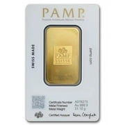 1 oz Gold Bar - PAMP Suisse w/ Assay Card - Walmart