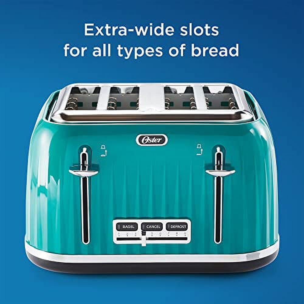 Oster® 4-Slice Toaster with Bagel and Reheat Settings and Extra-Wide Slots