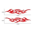 thumbnail image 5 of Flame Decal Set Large 67x 13inch Auto Graphic Body Car Truck Vinyl Sticker, 5 of 9