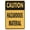Warning Sign 4, variant on Caution Grass Cutting in Progress Sign - 8"x12" Vintage Metal Warning Sign, Retro Industrial Decor for Home Farm Bar Coffee Shop Club Wall Decoration