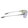 thumbnail image 2 of Maui Jim Men's Polarized Ho'Okipa B407-11 Black Rimless Sunglasses, 2 of 3