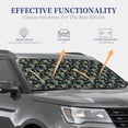 thumbnail image 4 of Kll Colorful Turtles Windshield Sun Shade 2-Piece Foldable Car Front Window Sunshade For Most Sedans Suv Truck - Auto Sun Blocker Visor Protector Blocks Max Uv Rays - Small, 4 of 7
