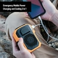 thumbnail image 3 of USB Rechargeable Bladeless Waist Fan for Outdoor Portable Power, 3 of 7