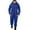 Z1-1-Blue, variant on CHENge Mens Hooded Jumpsuit Full Zip Up Onesie Work Coverall Rompers Plus Size One Piece Overalls Jogging Suit with Pockets