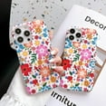 thumbnail image 5 of Compatible with iPhone 13 Pro Case for Women Cute Slim Soft Silicone Gel Flexible Phone Case Girly Glitter Bling Protective Pink Marble Case for iPhone 13 Pro, 5 of 15