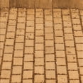 thumbnail image 1 of Ahgly Company Machine Washable Indoor Square Transitional Beer Orange Area Rugs, 8' Square, 1 of 7