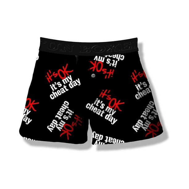 Fun Boxers Funny Men's Boxer Shorts Novelty Cotton Pajama Briefs