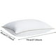 thumbnail image 3 of Ropa De Cama Almohadas De Plumas Para Dormir Almohadas De Plumas De Ganso Naturales Con Funda Transpirable A Prueba De Plumas Almohadas Para Hoteles Estándar De 20 Pulgadas, 3 of 6