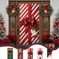thumbnail image 1 of Bowayaoa Rideau de Couverture de Porte de Noël, Décoration de Porte des Fêtes 35x71 Pouces pour Porte d'Entrée, Décoration de Porte de Noël Festive en Polyester, Rideau de Porte de Noël pour Mur de Maison et Entrée Décoration de Noël, 1 of 10