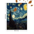 thumbnail image 3 of Retro Cat with Coffee Canvas Print, Wall Art for Living Room, Bedroom, Kitchen, Office, Cafe, 3 of 8